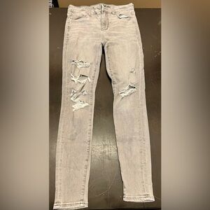 American Eagle Jeans Size 4R GREY